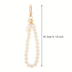 Faux Pearl Bracelet Heart & Shell Purse Accessories for Women