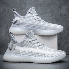 Women's Breathable Lace Up Sneakers Low Casual Sporty Platform Shoes