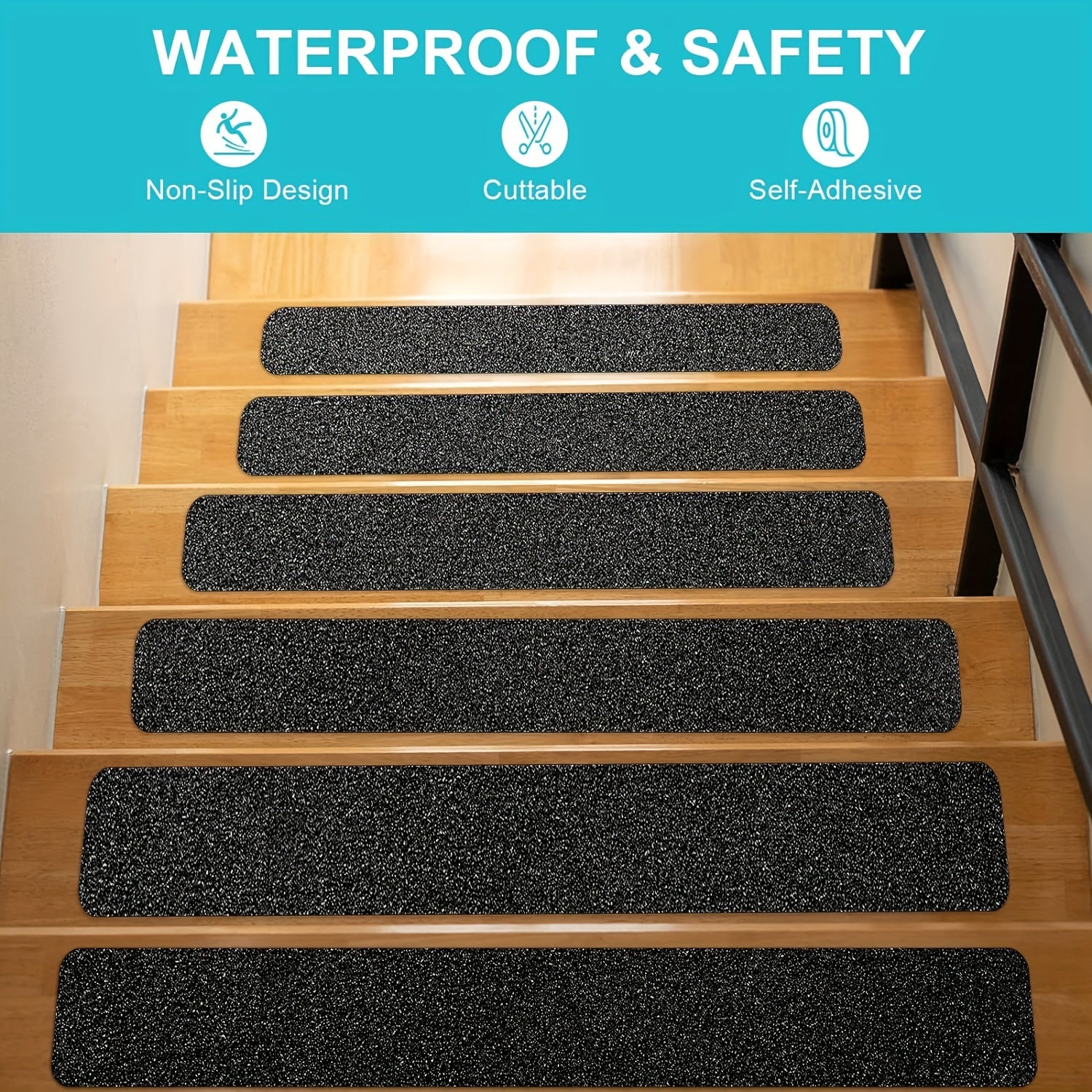 Heavy Duty Anti Slip Tape for Stairs Waterproof Safety Non Skid Roll