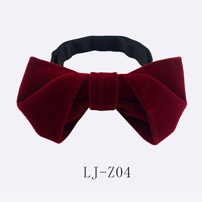 Bow Tie Dress Bow Knot Polyester Silk Yarn Wrinkle Resistant Fabric