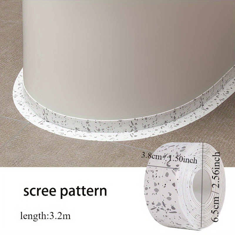 2pcs Bathroom Waterproof Mildew-proof Stickers 3.2m Long