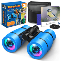 Kids Binoculars for Ages 3-9 Boys - Travel and Garden Toys - Birthday Gift