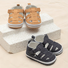 Casual Solid Sandals For Baby Boys Comfortable Breathable Walking Shoes