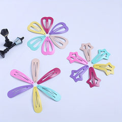 6pcs Cartoon Colorful Hair Clips Set for Girls