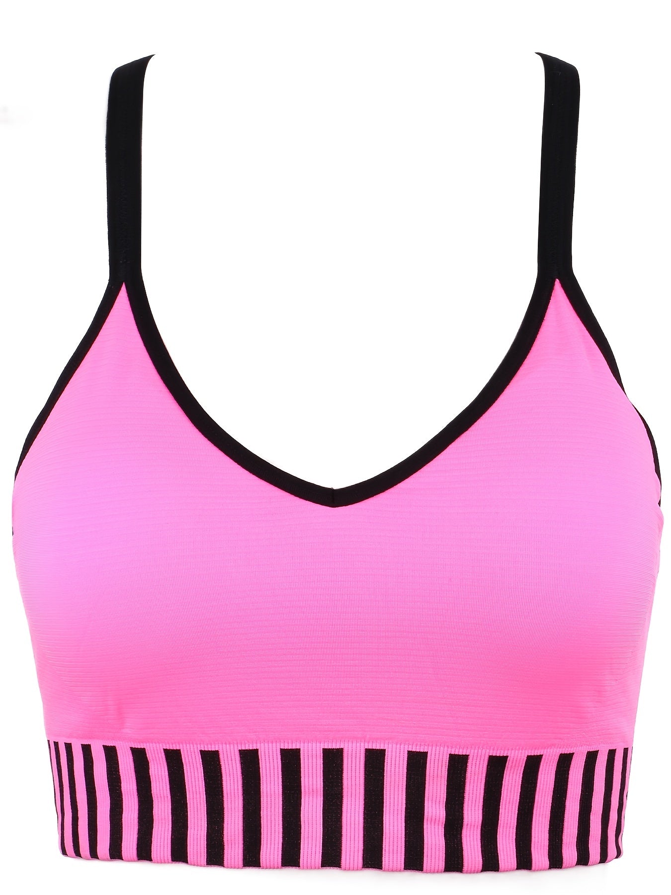 Criss Cross Back Wireless Sports Bra Yoga Fitness Padded Bra