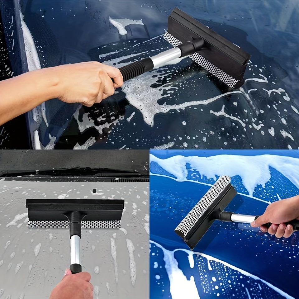 2-in-1 Window Squeegee Cleaning Tool for Windows Glass Car Windshield