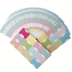 10pcs Sticky Tabs 120 Sheets Writable Tear Resistant Classification Label