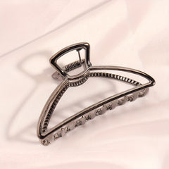 Large Hair Grip Hollow Semi circle Hair Clip