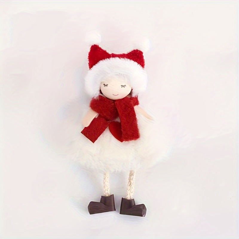Christmas Tree Hanging Ornaments Snowman Santa Claus Figurine Doll