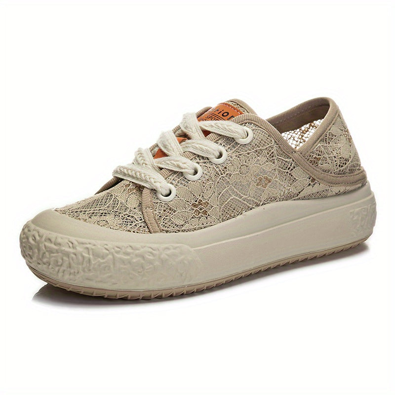 Women's Mesh Breathable Flat Shoes Casual Walking Shoes