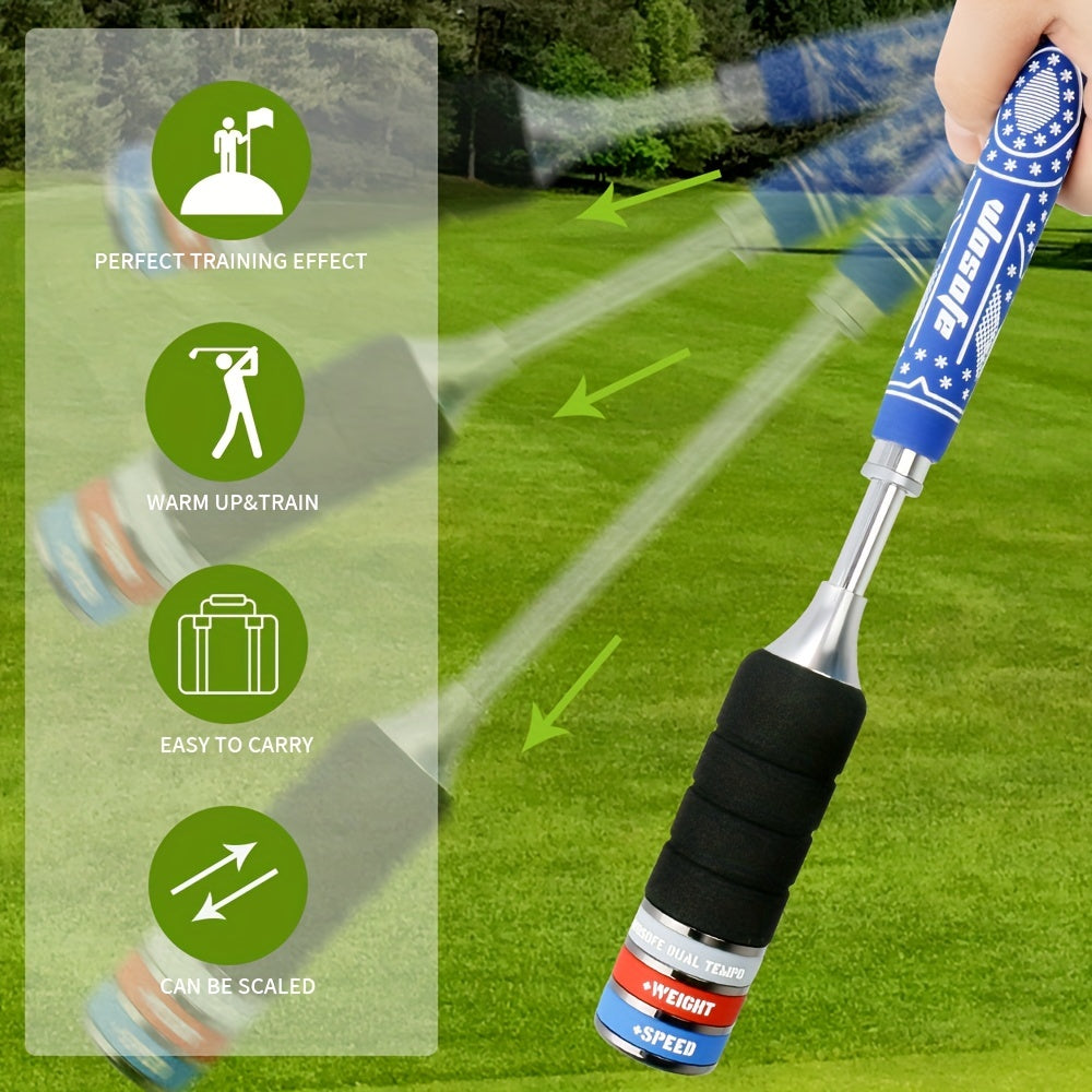 1 Pc Golf Swing Stick Training Aid with Sound Effect - Indoor