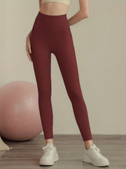 High Waist Yoga Pants Slim Fit Butt Lifting Tummy Control Sporty Pants