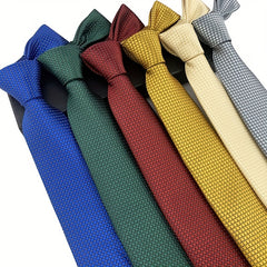 Dragon Pattern Tie Brocade Fabric Festive Chinese Necktie