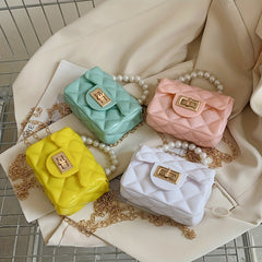 Pearl Decor Mini Crossbody Bag for Girls