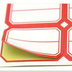 10pcs Blank Self-adhesive Labels for Shopping Mall Classification