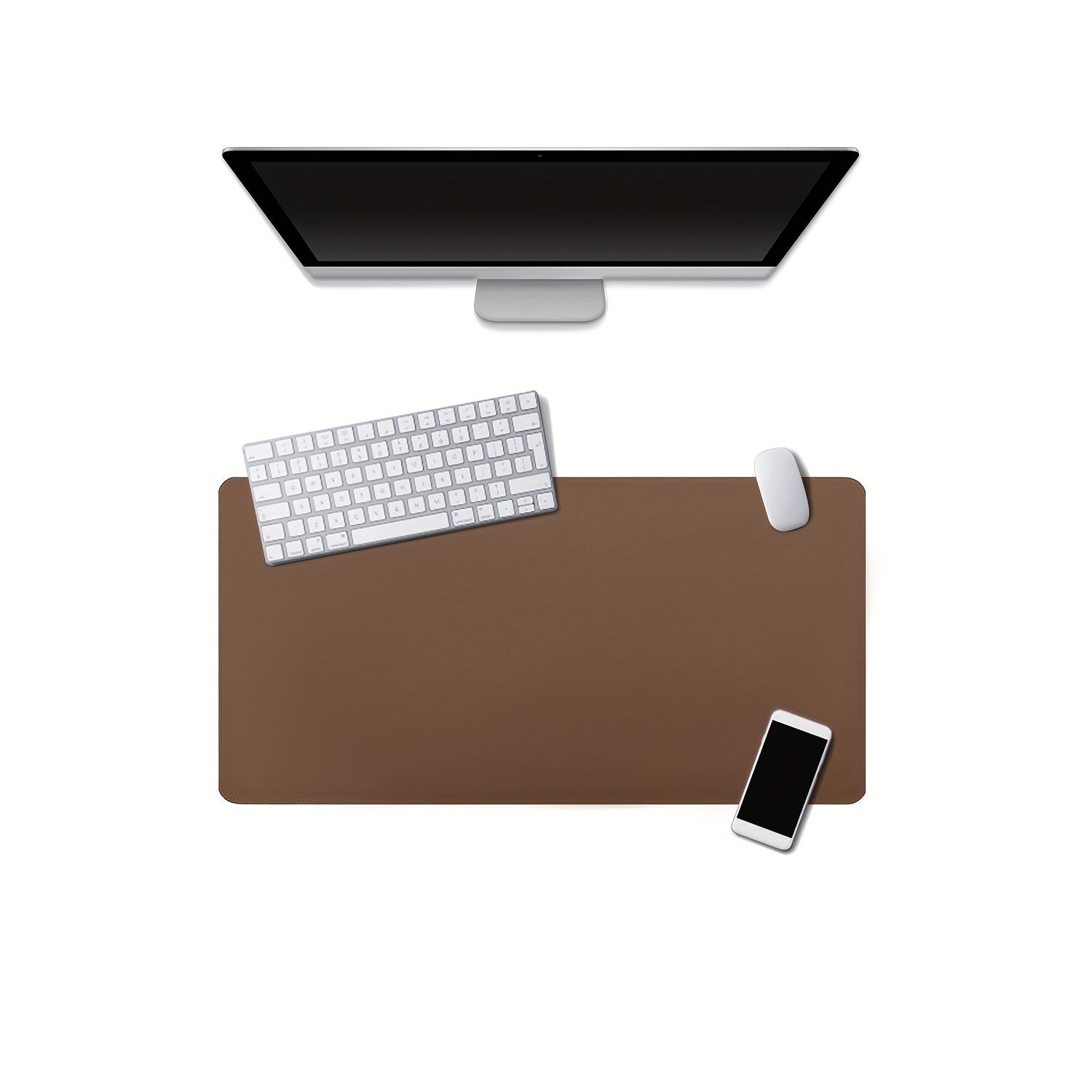 PU Leather Desk Pad 60x23.6x11.8inch