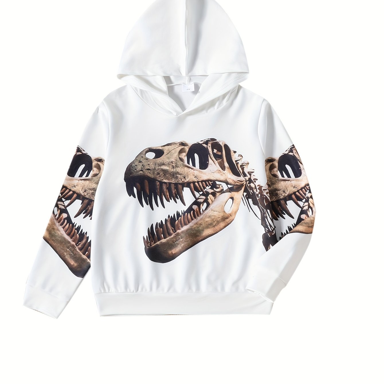 Kids 3D Dinosaur Graphic Hoodie Teens Long Sleeve Sweatshirt