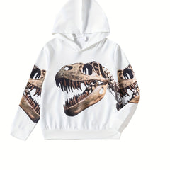 Kids 3D Dinosaur Graphic Hoodie Teens Long Sleeve Sweatshirt