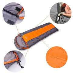Lightweight Envelope Sleeping Bag for Camping Hiking Travel Warm Cold Use 1kg