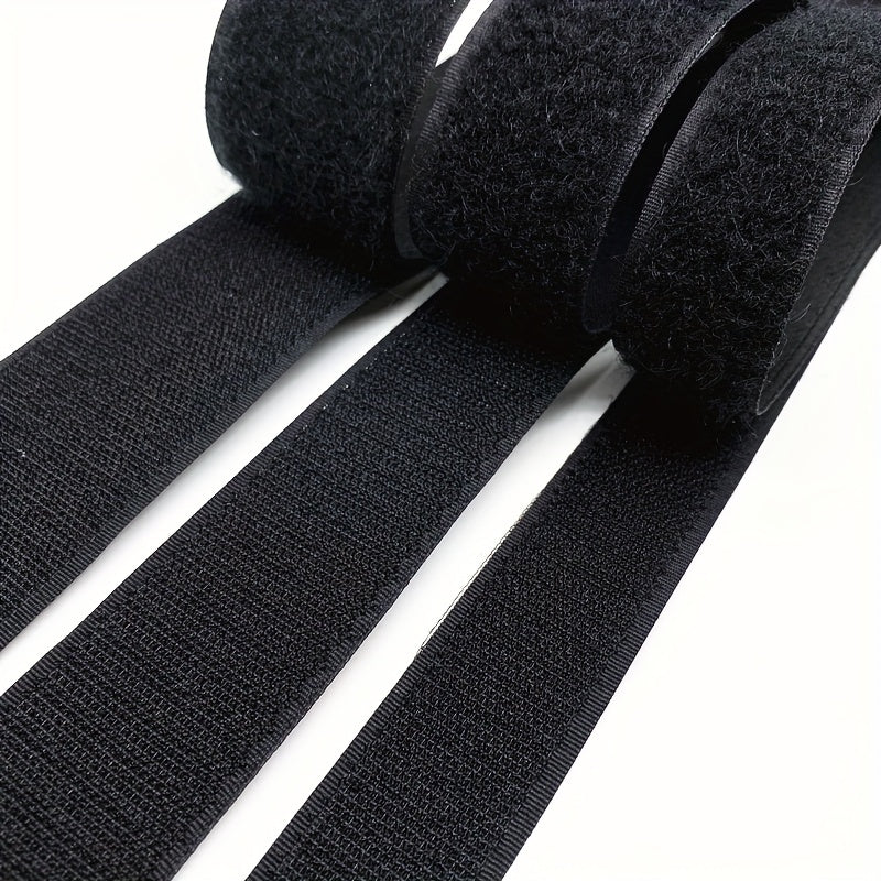 1Pair Nylon Mother Buckle Sewing Strap 0.91m Hook and Face Raw Adhesive