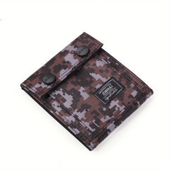 Camouflage Bifold Wallet with Coin Purse