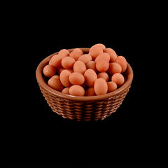 1:12 Scale Dollhouse Resin Egg Set, DIY Kitchen Accessories