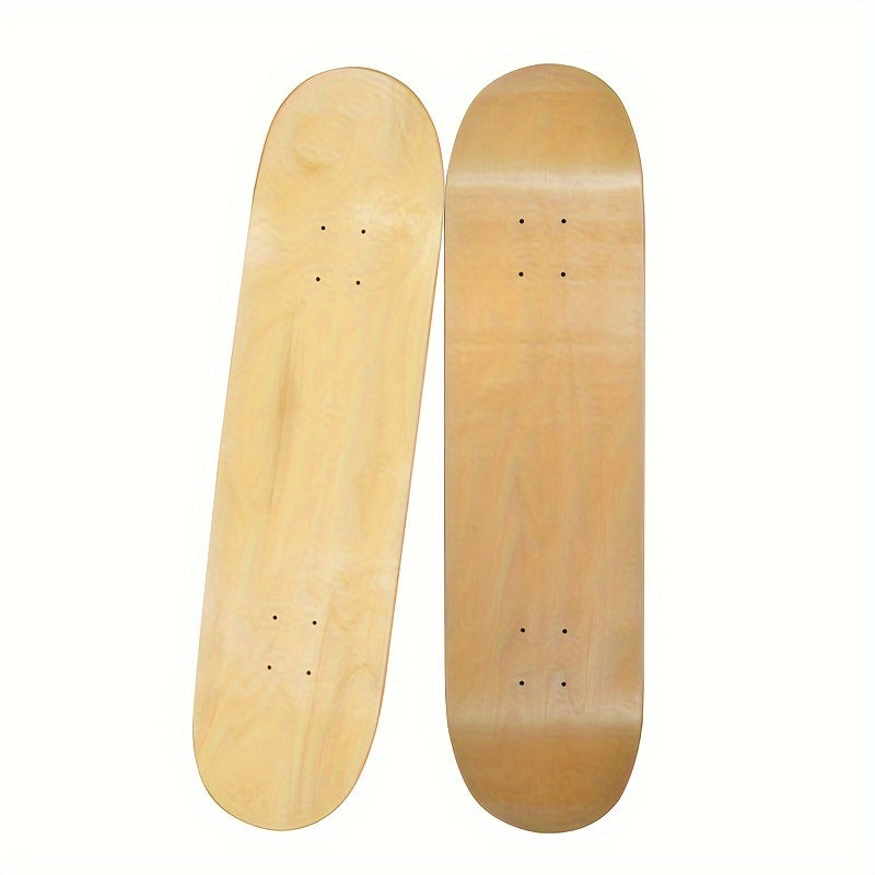 Maple Wood Skateboard Deck With Sandpaper Stickers
