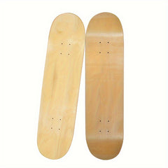 Maple Wood Skateboard Deck With Sandpaper Stickers