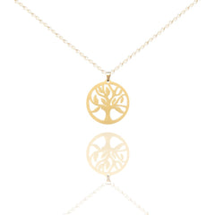 Tree Of Life Round Pendant Necklace for Daughter