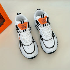 Women's Chunky Sport Shoes Breathable Lace Up Sneakers