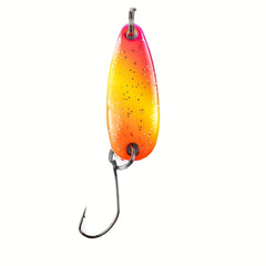 6pcs Sparkling Spoon Lure 2 1 1inch 3g Trout Fishing Single Hook Tackle