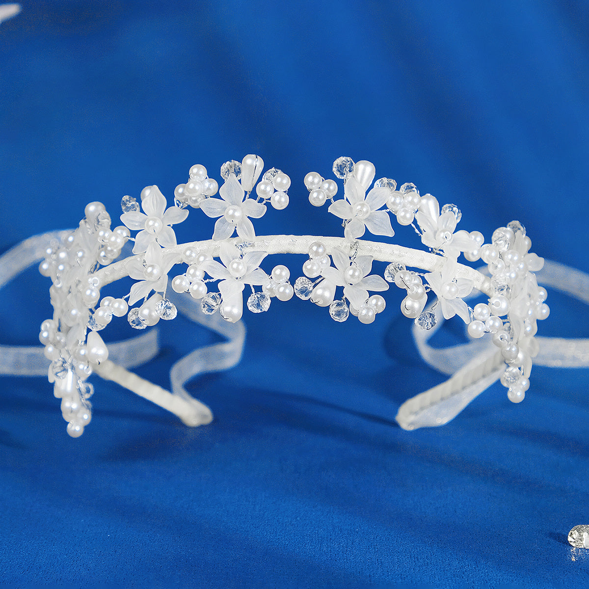 Crystal Acrylic Flower Hairband Headband Princess Tiara