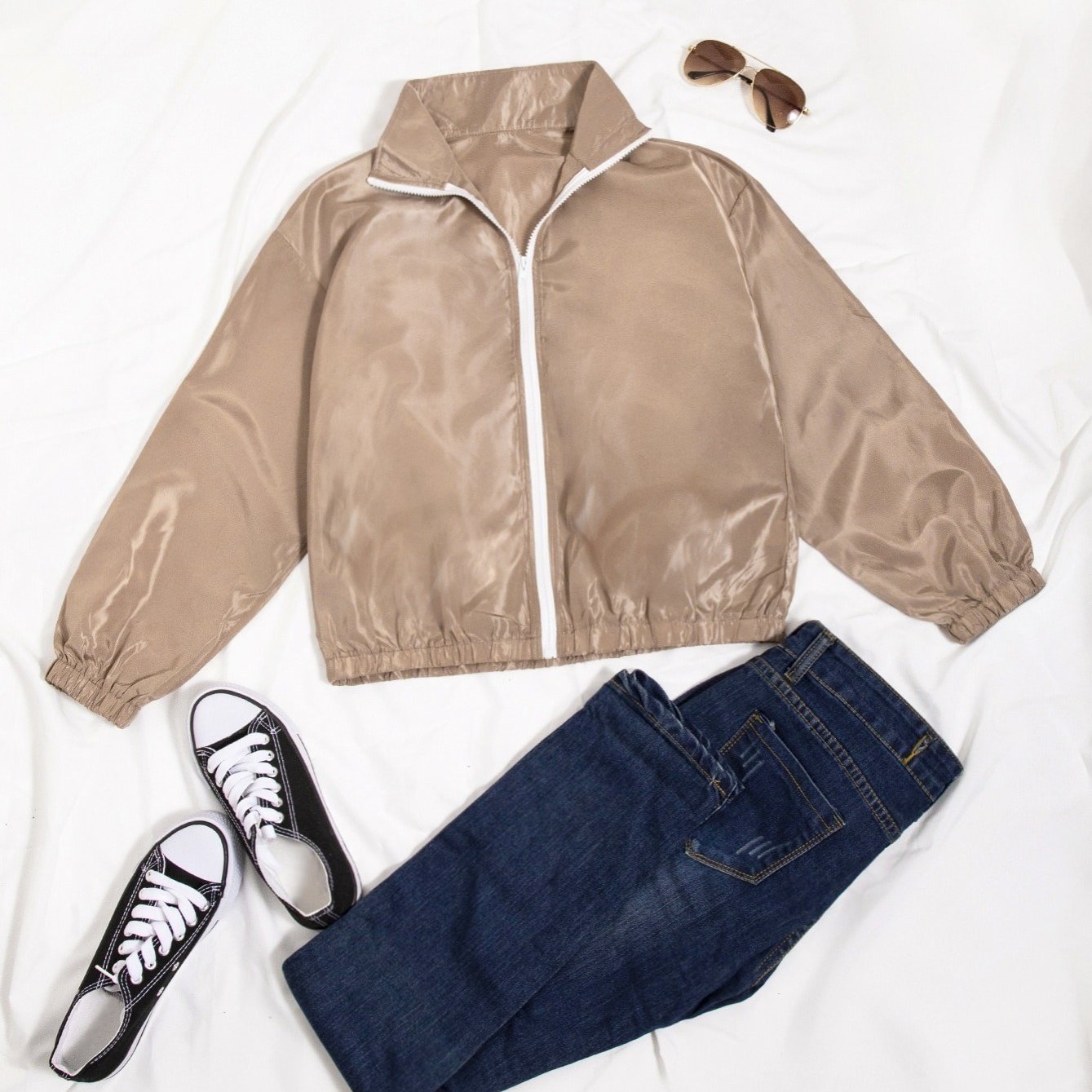 Women's Zip Up Wind Jacket