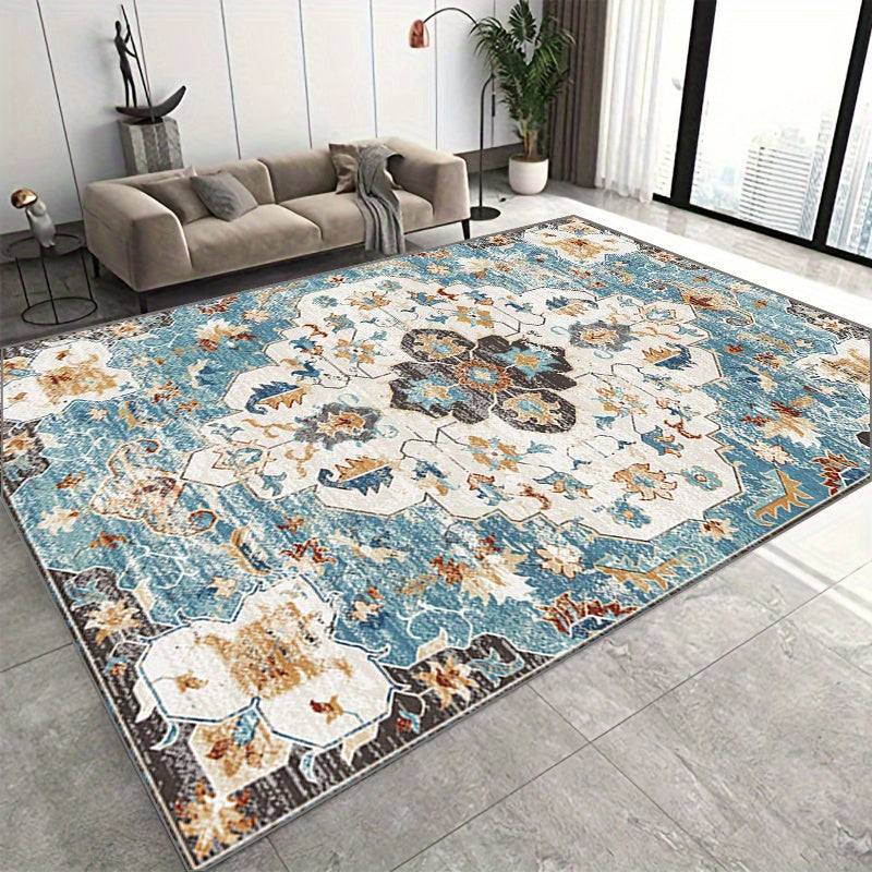 Bohemian Area Rug Washable Anti-Skid Carpet