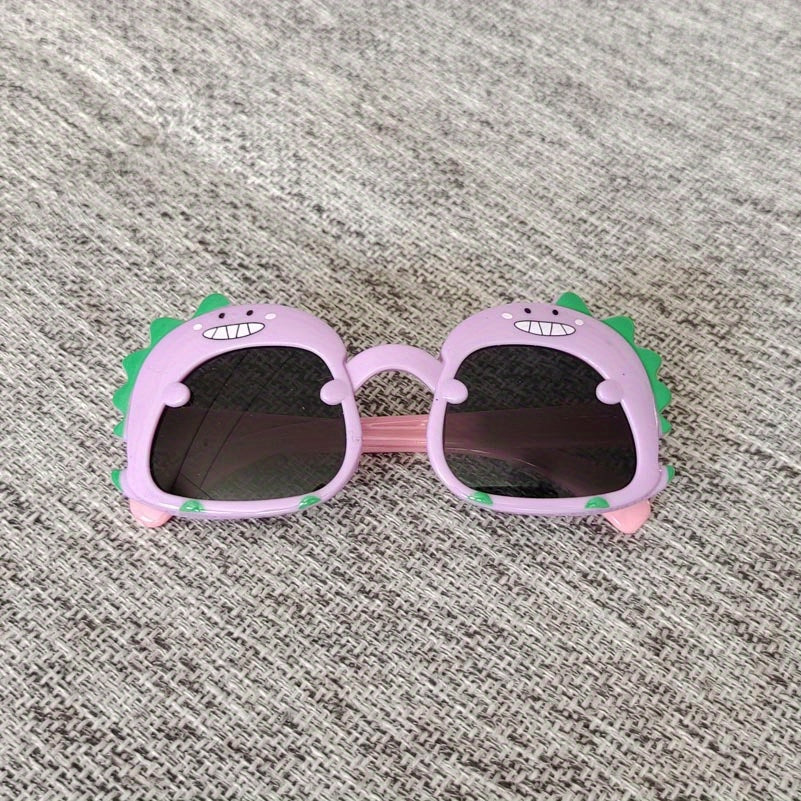 Cartoon Dinosaur Frame Sunglasses UV Protection Kids Summer Accessories