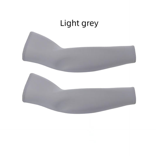 UV Protection Arm Sleeves for Outdoor Sports Cooling Ice Silk Material