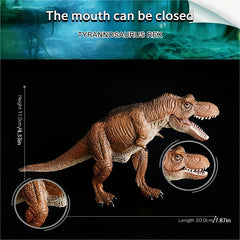 Dinosaur Model Set: T-Rex, Velociraptor, Pterosaur, Herbivorous Dinosaurs