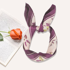 Floral Print Scarf Multifunctional Bandana Headband Scarf