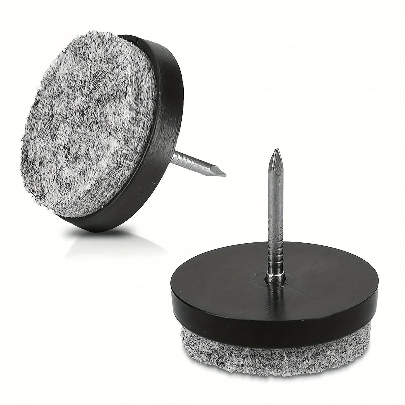 4pcs Furniture Glide Screw On Felt Pad Slider Floor Protector