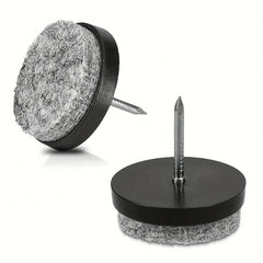 4pcs Furniture Glide Screw On Felt Pad Slider Floor Protector