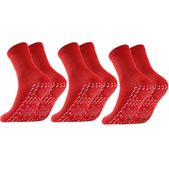 3 Pairs Self Heating Thermal Socks Warm Massage Women's Stockings