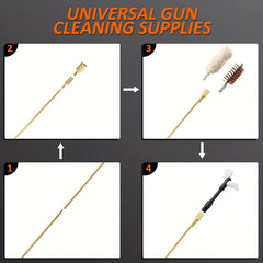 25pcs GK08 Copper Wire Brush Set Aluminum Box Heavy Duty Cleaning Tool
