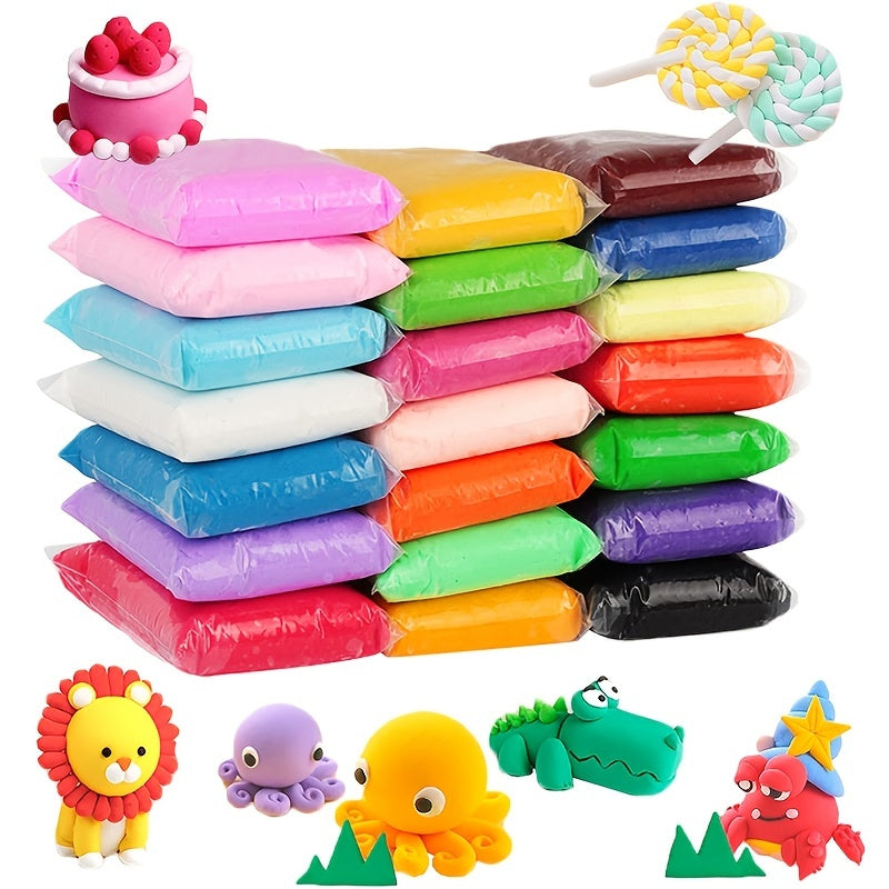 24 Colors Air Dry Clay with Tools for Crafts