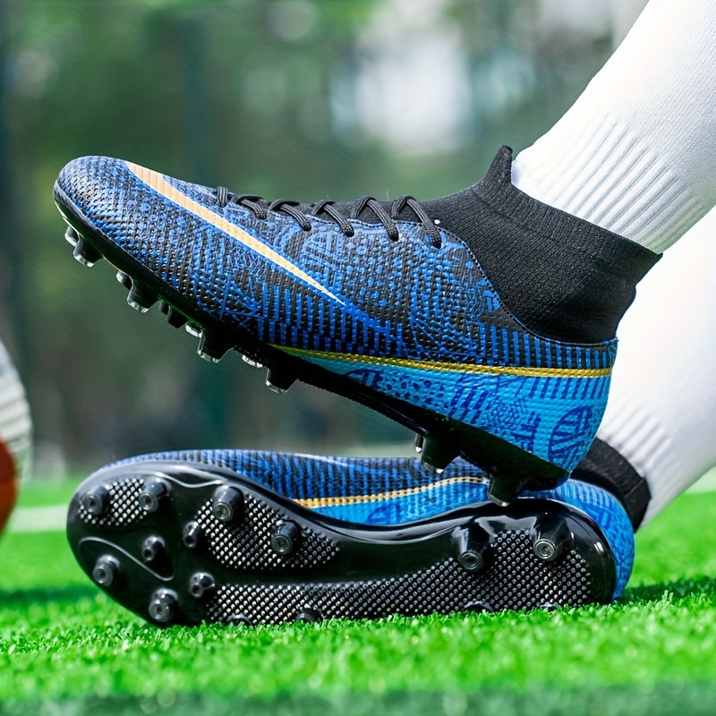 Kids Football Cleats Outdoor Anti-skid Soccer Shoes