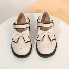 Vintage Bowknot Loafer Shoes Lightweight Comfortable Flat Shoes