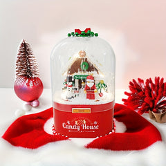 Santa Music Box Building Blocks No Batteries Xmas Birthday