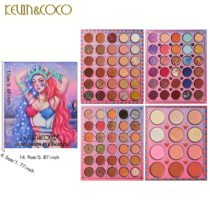 Party Queen Halloween Makeup Set 102 Colors Eyeshadow Palette
