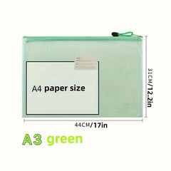 A3 Waterproof Document Bag Student Test Paper Bag