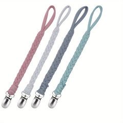 4pcs Pacifier Clips Baby Holder Leash Baby Teething Toy