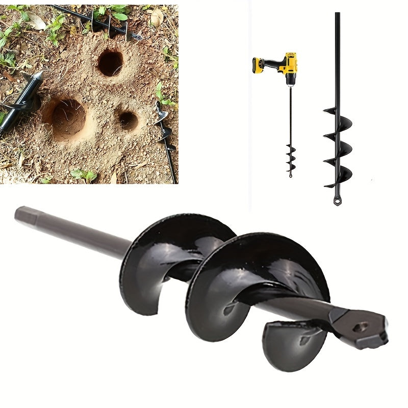 Garden Auger Drill Bit Flower Seeder Bulb Shaft Auger Gardening Tool